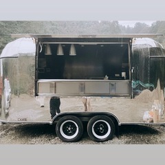 【決定しました】キッチントレーラー2️⃣　オールステンレス　キャンピングトレーラー　エアストリーム風の画像