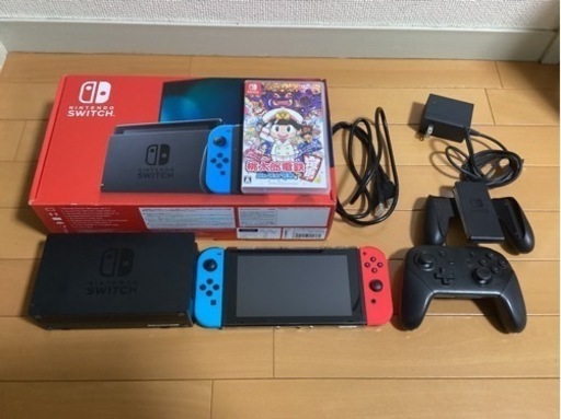 【引き渡し決定】ニンテンドースイッチ　Nintendo Switch Proコン・桃鉄付き　使用極少