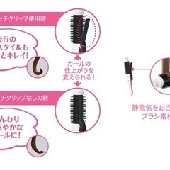 パナソニック Panasonic EH-HT40-W [Mi-ta-me up シリーズ カールアイロン ブラシタイプ 32mm 白]の画像