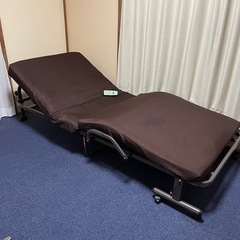 【お取引先決定】電動リクライニング付き折りたたみベット