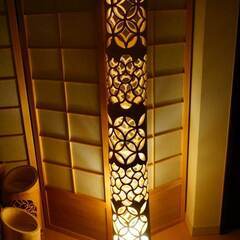 竹灯り・竹あかり・竹灯籠　◆全面網目彫り◆～～ 癒しの灯り★煌輝竹★～～の画像