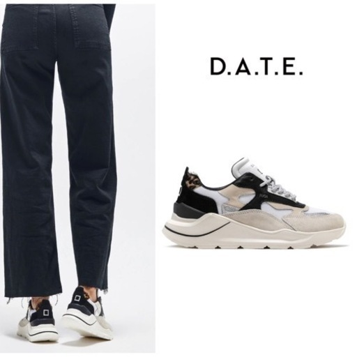 【D.A.T.E.】FUGAポニーレオパード　サイズ37