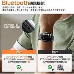 お値下げ【新品】スマートウォッチ　Bluetooth5.2 超大画面1.72インチの画像