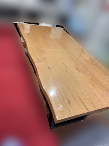 ダイニングテーブル180cm 一枚板風
