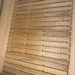 すのこ 2つ折り セミダブルの画像