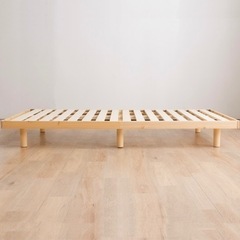 ニトリ　シングルスノコベッドの画像