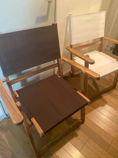 ニトリ　折り畳みチェア 2脚セット