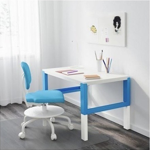 【椅子付き】【廃盤】【美品】IKEA イケア PÅHL ポール PAHL 青