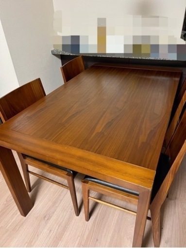 ダイニングテーブル　伸長式