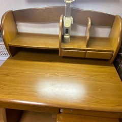 中古学習机　ライト付き　お譲りしますの画像