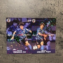 サッカー日本代表チップスカードの画像