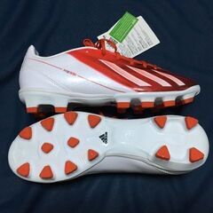 C23-01 新品 ADIDAS アディダス 人気定番商品 サッカーシューズ スパイク メッシ限定着用カラー F10 TRX HG G65364 ダークオレンジ 26.0㎝の画像