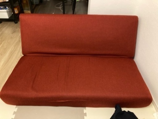 2人掛けソファ　ソファベッド　オットマン付　ニトリ