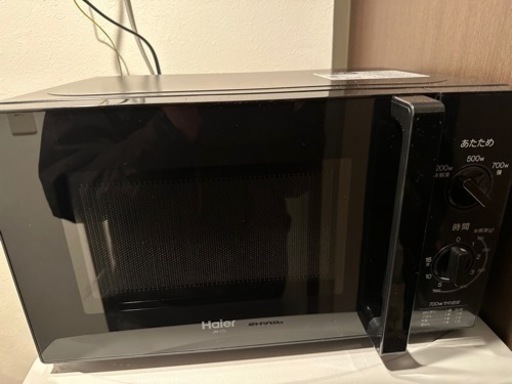 ハイアール　電子レンジ　JM17J50 黒　ほぼ未使用