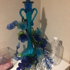 琉球ガラス 花瓶&花ガラス☆値下げしました☆