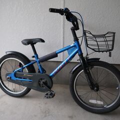 キャンセル待ち受付中　子供用自転車　18インチ　男の子　中古　青...