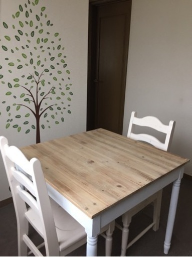 GW値下げ2人がけアンティークテーブル