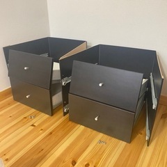 【取引中】IKEA イケア　カラックス　インサート引き出し2段①...