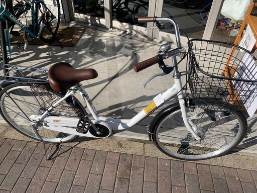 中古自転車　LEDオートライト付き自転車　２４インチ