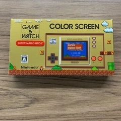 ゲームウォッチ　スーパーマリオブラザーズ　新品未開封