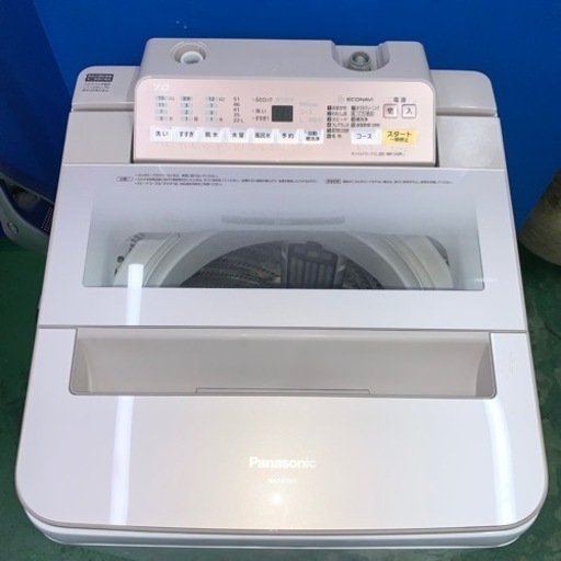 ⭐️Panasonic⭐️全自動洗濯機　2018年7kg 美品　大阪市近郊配送無料