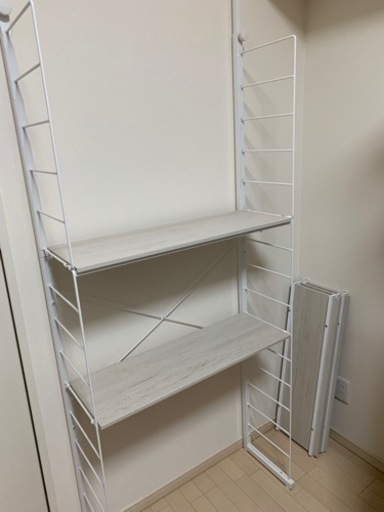 【引き取りに来てくれる方限定】【ニトリ】ワイヤーシェルフ Nポルダ（使用期間一年）　値下げしました