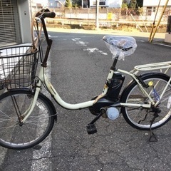 引渡済中古Panasonic 電動自転車　3段ギア付き　20インチ