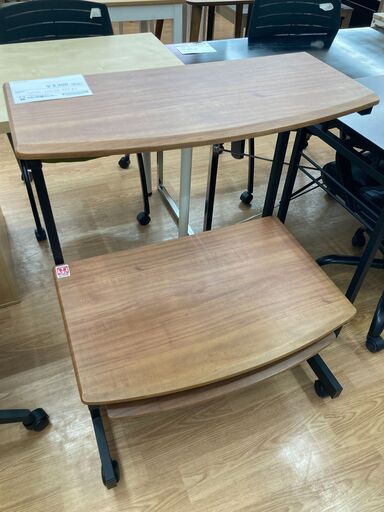 ★ジモティ割あり★  パソコンラック ブラウン H93×W76×D51 クリーニング済み KJ1306