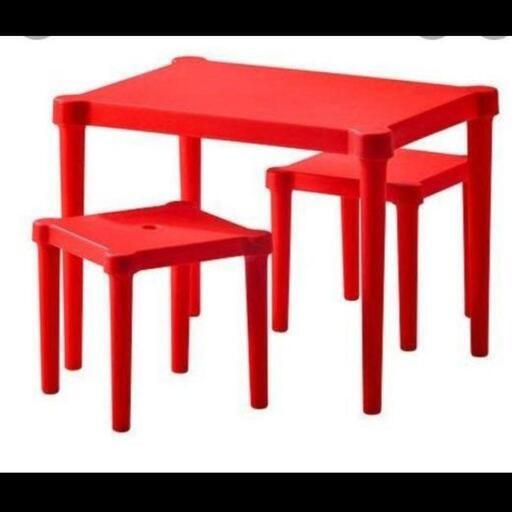IKEA UTTER 子供用 机 椅子 セット