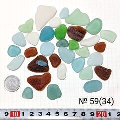 シーグラスＡランク４袋 №57～60(１袋1800円 )の画像