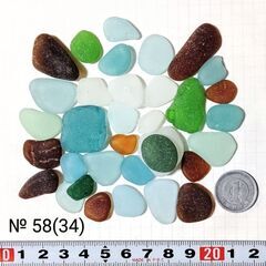 シーグラスＡランク４袋 №57～60(１袋1800円 )の画像