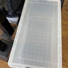 収納ケース　No.3836　SERIO　ストックケース　キャスター付き　【リサイクルショップどりーむ鹿大前店】の画像