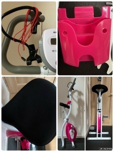 ［値下しました］　アルインコ エアロバイク＋付属4点付