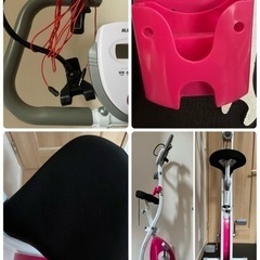 ［値下しました］　アルインコ エアロバイク＋付属4点付