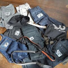 ジーンズ、スキニーパンツ、帽子、ベルト古着 