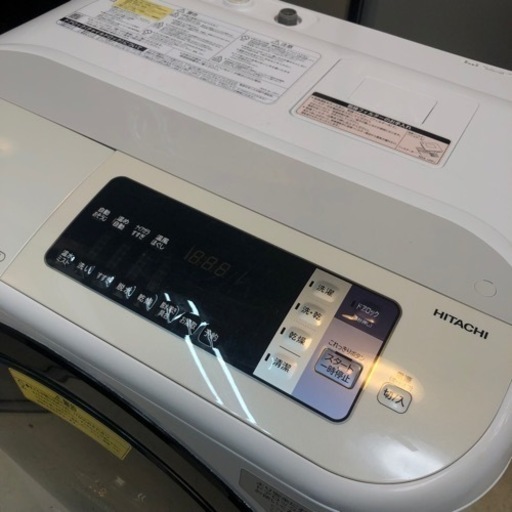 ◇ 日立　ドラム式洗濯機　11kg   2016年製   割れあり