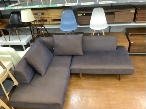 コーナーソファー　karimoku  UU40シリーズ　ダークネイビー