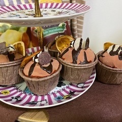 撮影用クレイチョコケーキ5個