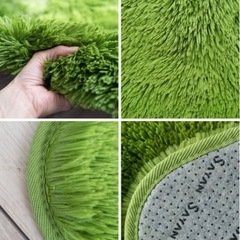 【円形】ラグマット エクセレントムーティーⅡ 190cm 丸洗いOK！の画像