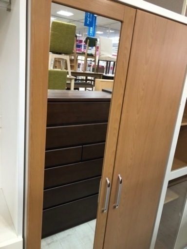 取りに来れる方限定！ニトリ２枚扉ワードロープです！