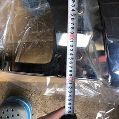 ※早い者勝ち多数出品中※4T用のFUSOブルーテックキャンターメッキワイドようフロントバンパー　サビありの画像
