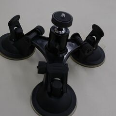 カメラ用 3点吸盤式マウント【アクションカメラ アクセサリー】