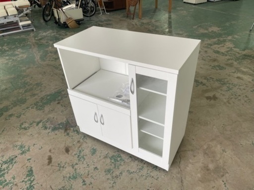 使用期間1ヶ月でほぼ新品?レンジボード☆キッチンカウンター??‍♂️食器棚☆キッチン家具??