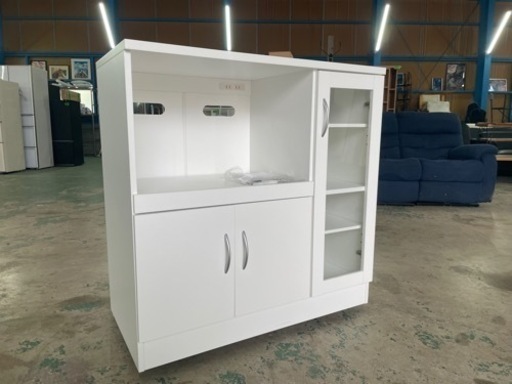 使用期間1ヶ月でほぼ新品?レンジボード☆キッチンカウンター??‍♂️食器棚☆キッチン家具??
