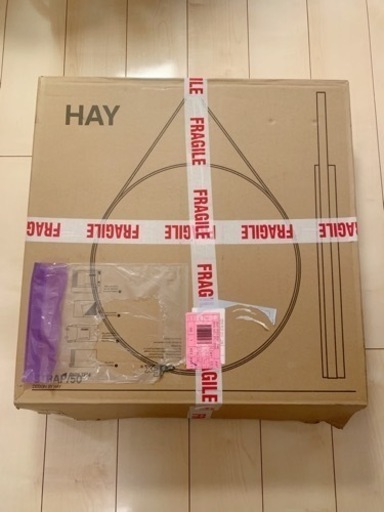 (未使用) HAY STRAP MIRROR 50 Grey