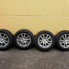 175/65r14 スタッドレスタイヤ&ホイールセット　14インチ5.5j+43 フィット ノート コンパクトカー ダンロップwinterMax