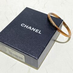 【苫小牧バナナ】CHANEL/シャネル バングル ブレスレット 98P ヴィンテージ オールドシャネル 箱付き 訳アリ♪