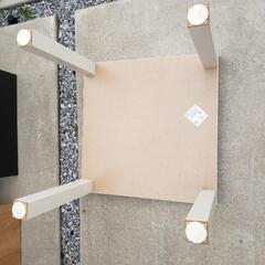 IKEA LACK ホワイト 正方形 テーブル の画像