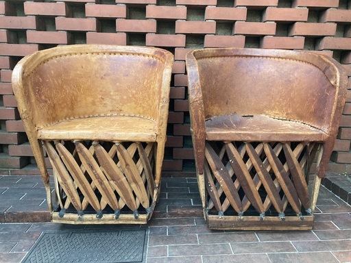 椅子　民芸　南米　メキシコ　エキパレスチェア　Equipales Chair