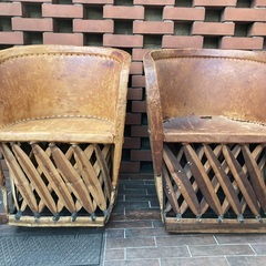 椅子　民芸　南米　メキシコ　エキパレスチェア　Equipales Chair